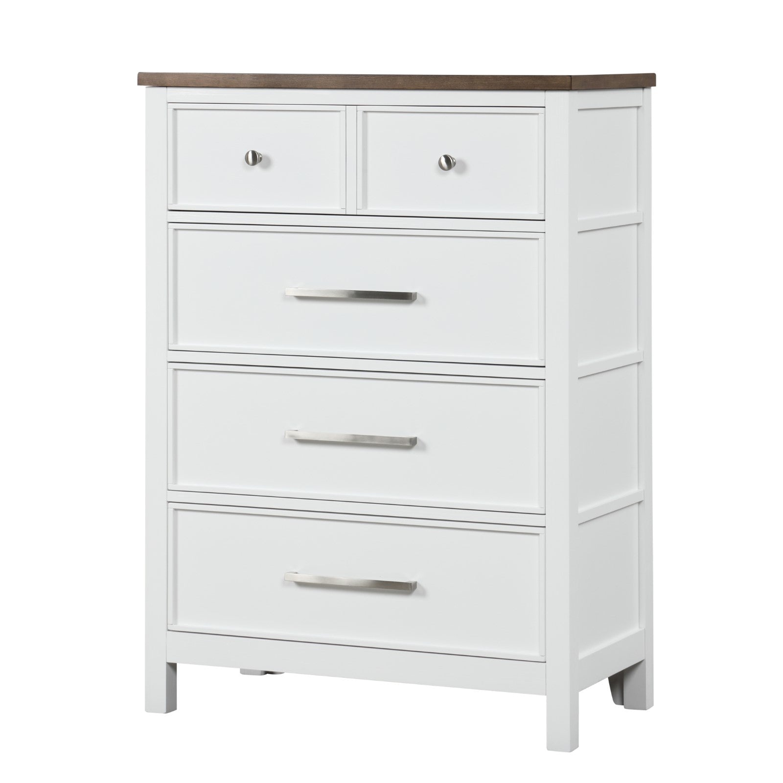PINETOP - Chest, White/Dark Brown - FM7171WH-C