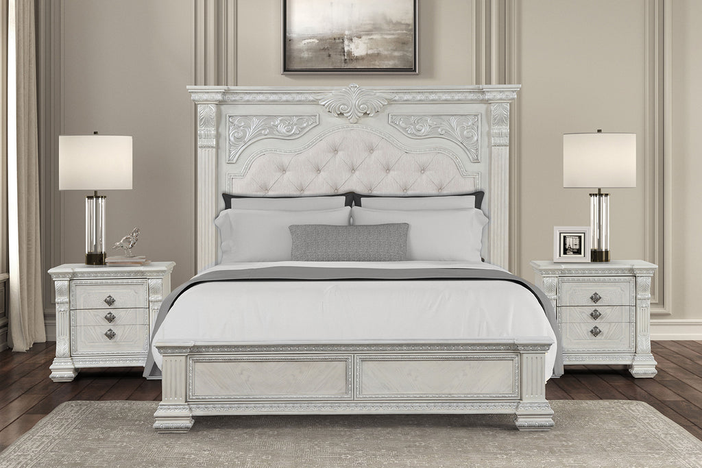 PROMENADE - Chest, Wire Brushed White - FM70001WH-C