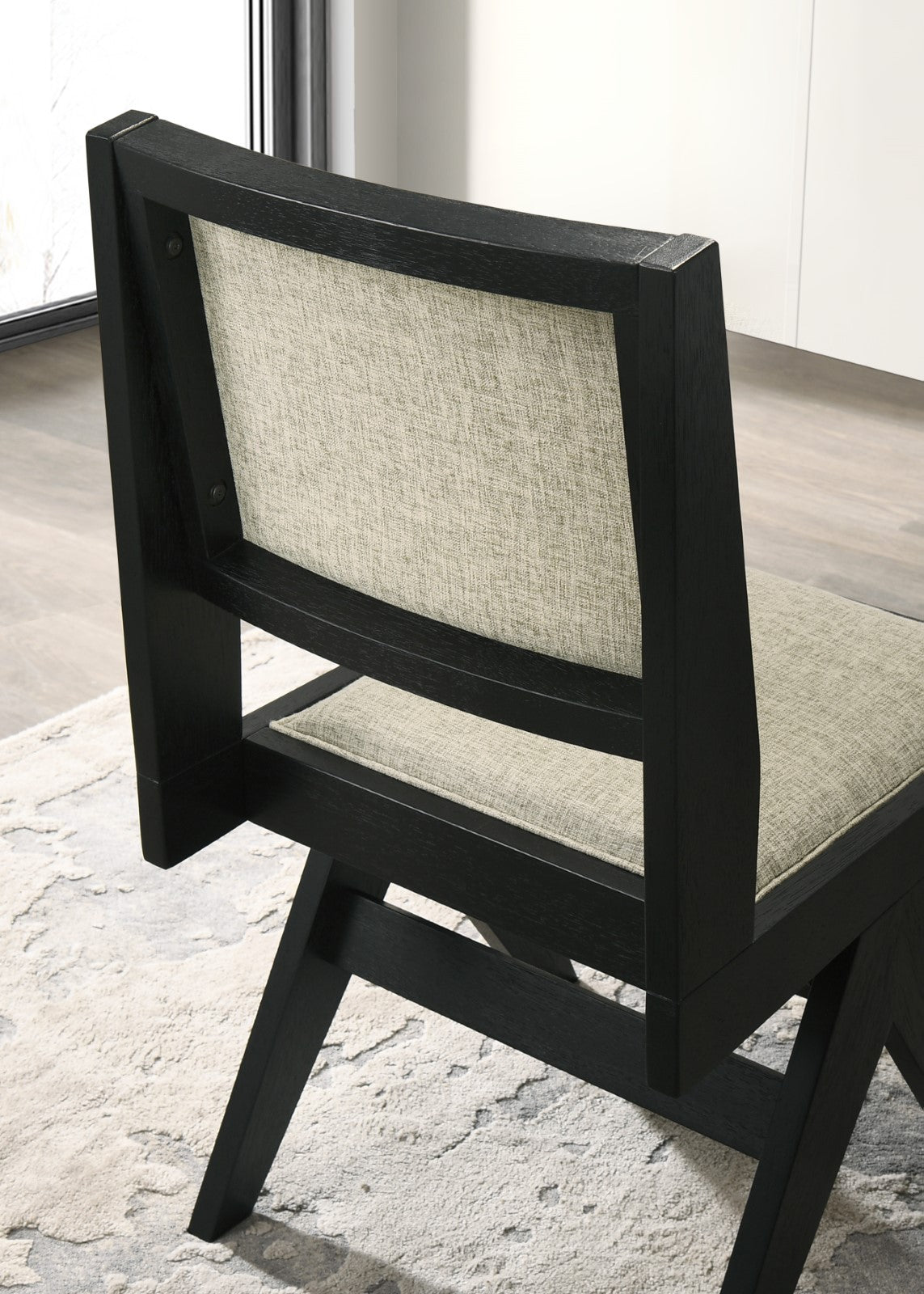 TOTTENHAM - Side Chair (2/CTN) - FM3222BK-SC-2PK