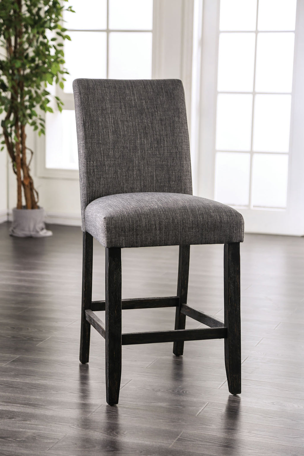 BRULE - Counter Ht. Chair - CM3736GY-PC-2PK