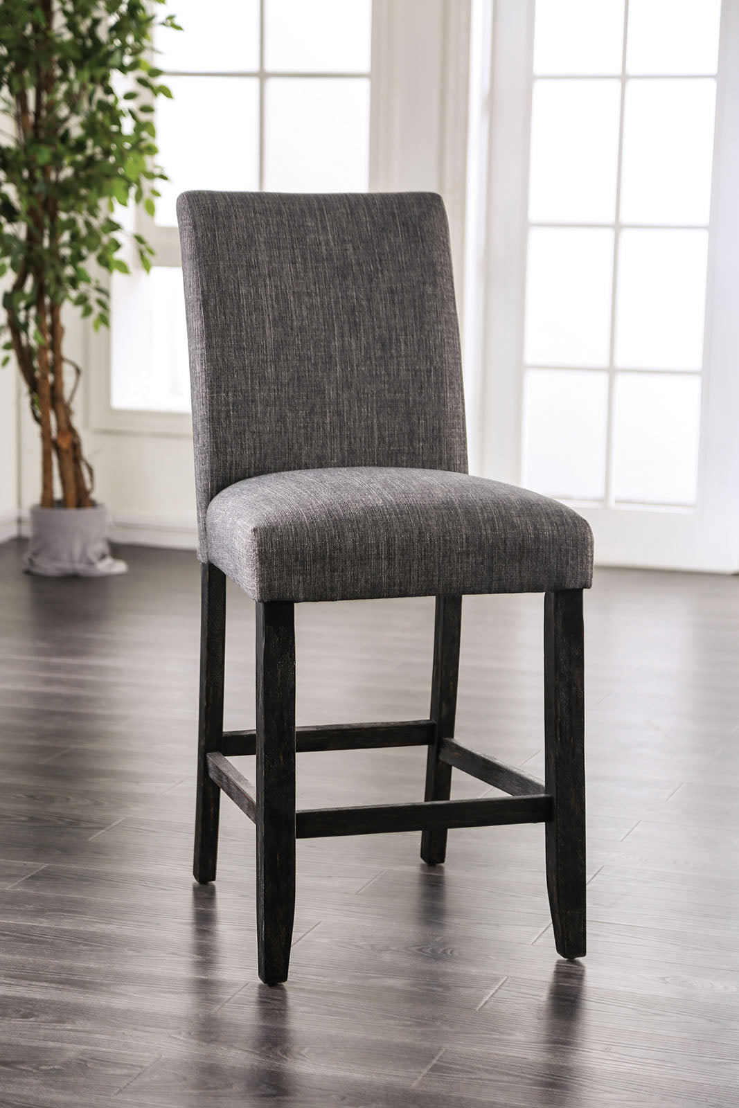BRULE - Counter Ht. Chair - CM3736GY-PC-2PK