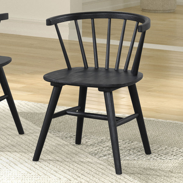YATE - Side Chair (2/CTN) - FM3102BK-SC-2PK