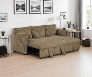 DENHOLME - Sectional w/ Pull Out