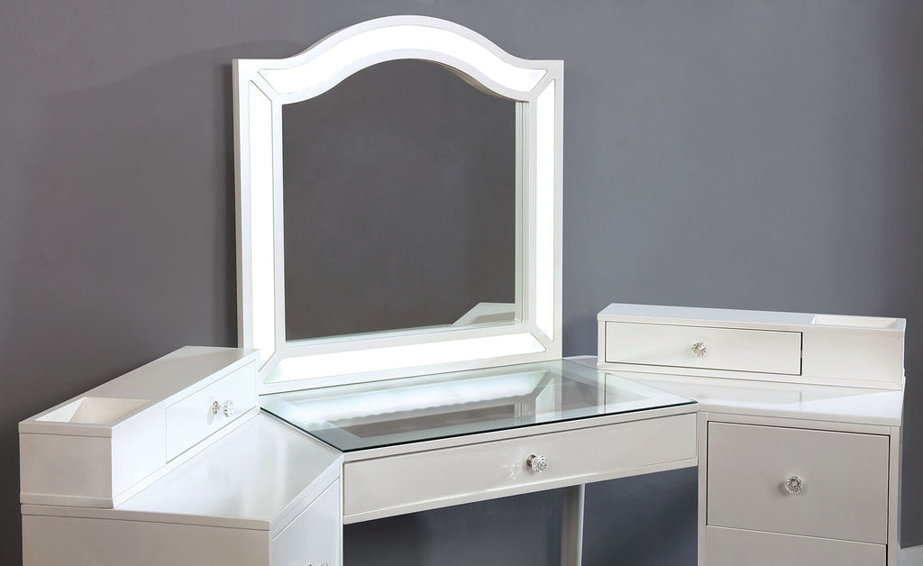 TRACIE - Vanity Set, Luminous White - FOA-DK5686WH-PK