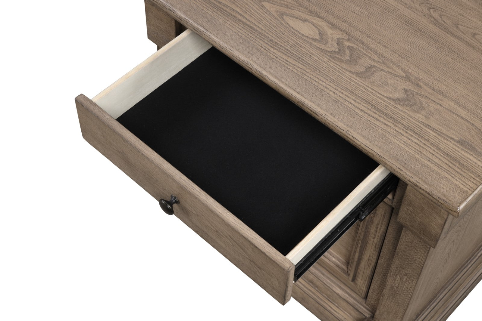 SHERINGHAM - Nightstand, Weathered Gray - FM7701BR-N