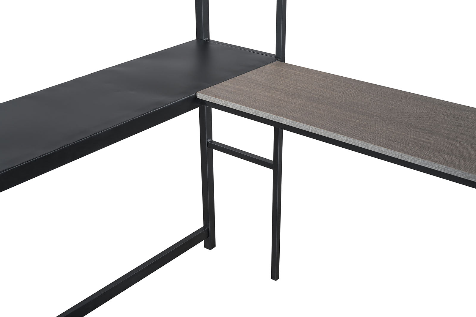 CYBILL - Full Loft Bed, Black - FM-BK905BK-F-BED