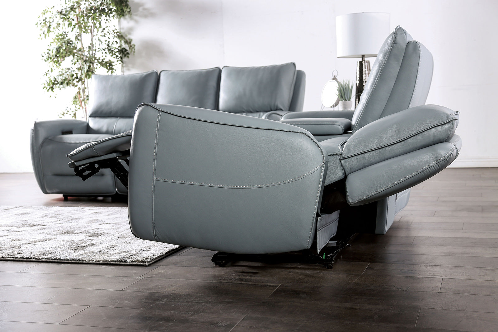 PHINEAS - Power Sofa + Loveseat - CM9921PB-PM-2PC