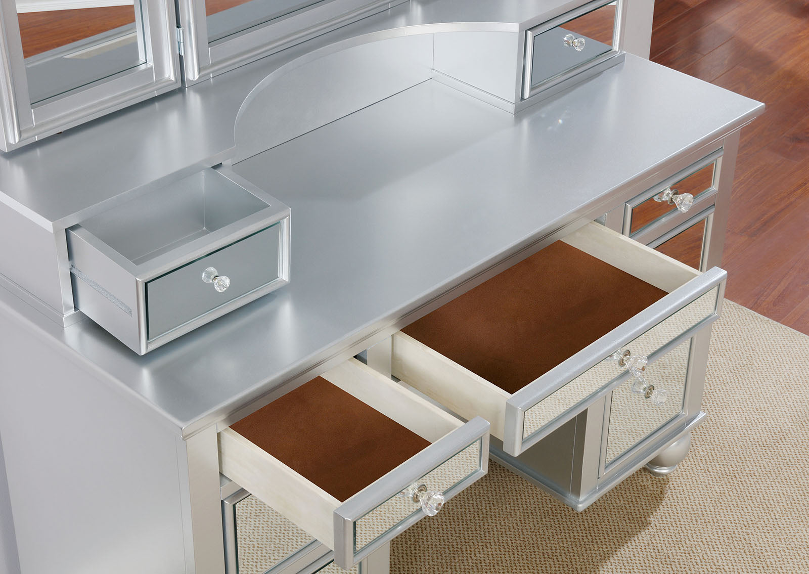 TRACY - Vanity w/ Stool - CM-DK6162SV