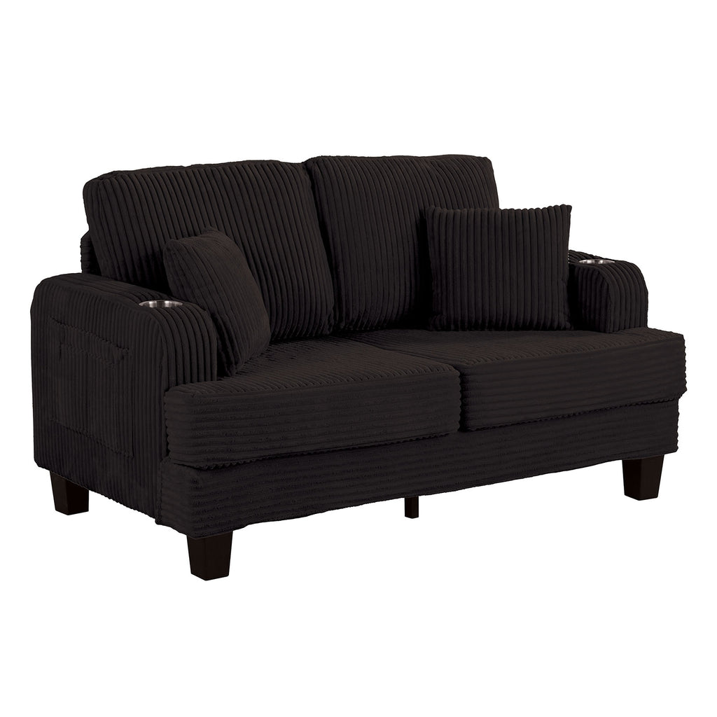 MORETAINE - Loveseat - SL6932BK-LV-PK
