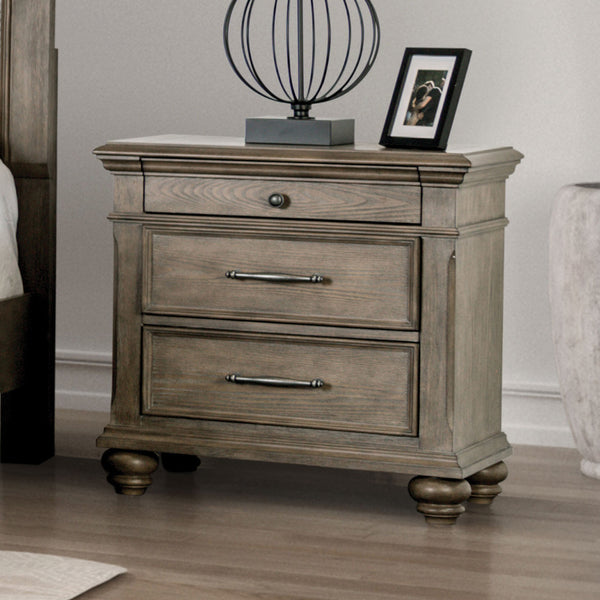 PHILOMATH - Nightstand, Aged Oak - FM7430BR-N