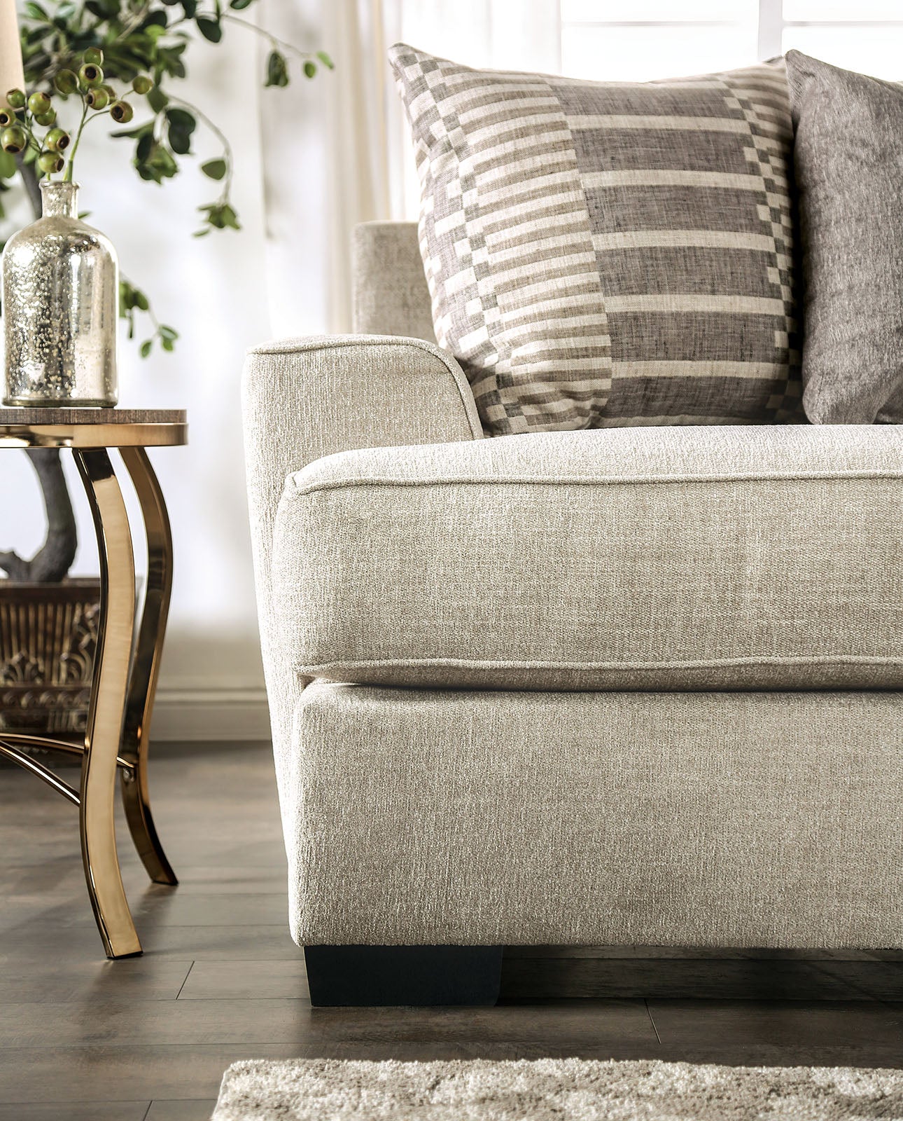 HOLBORN - Loveseat, Beige - SM1219-LV