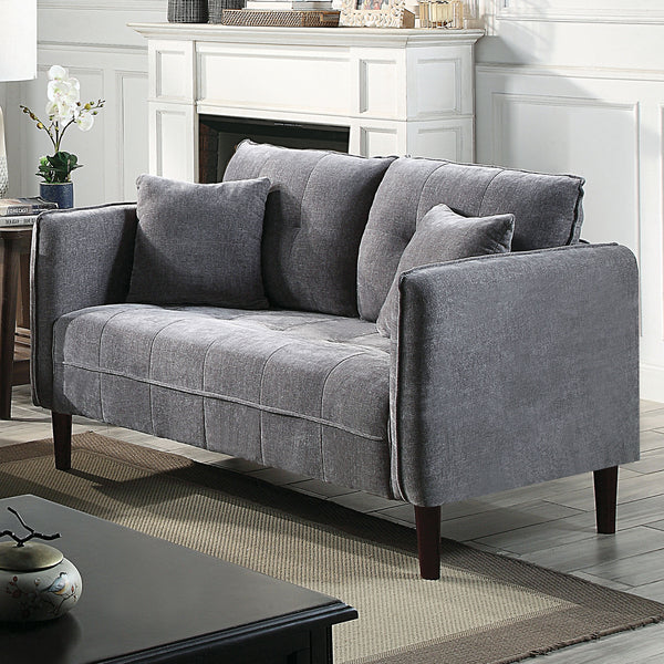 LYNDA - Loveseat w/ Pillows - CM6736DG-LV