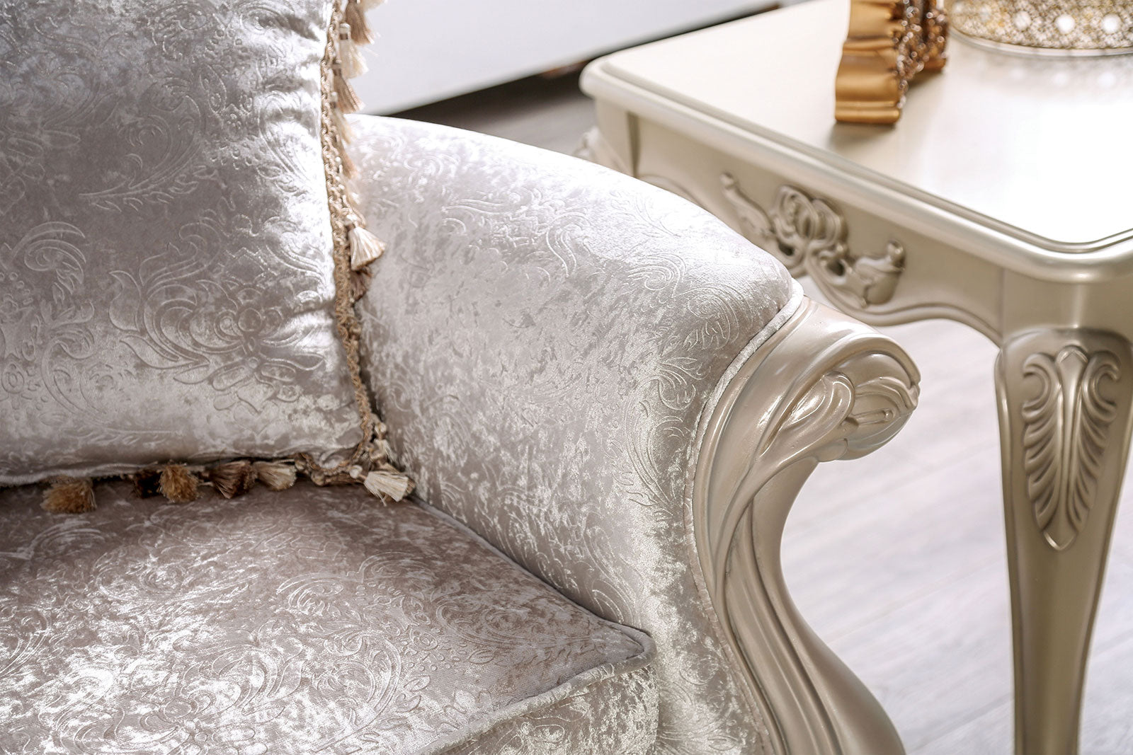 ACAPULCO - Sofa + Loveseat - FM65001WH-2PC