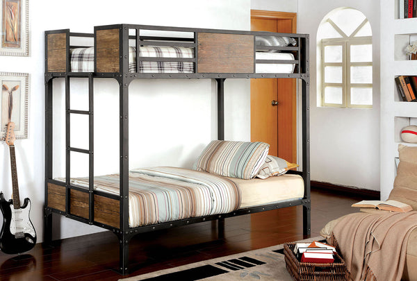 CLAPTON - Twin/Twin Bunk Bed - CM-BK029TT