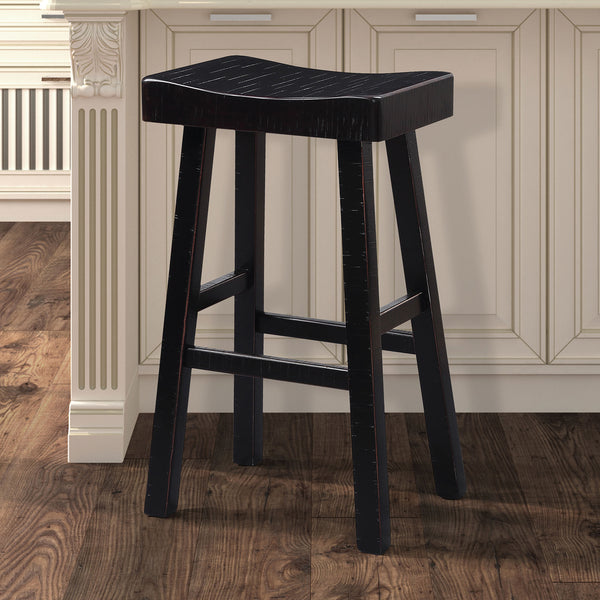 BIASCA - 29" Stool, (2/CTN), Black - FM-BR3001BK-29-2PK