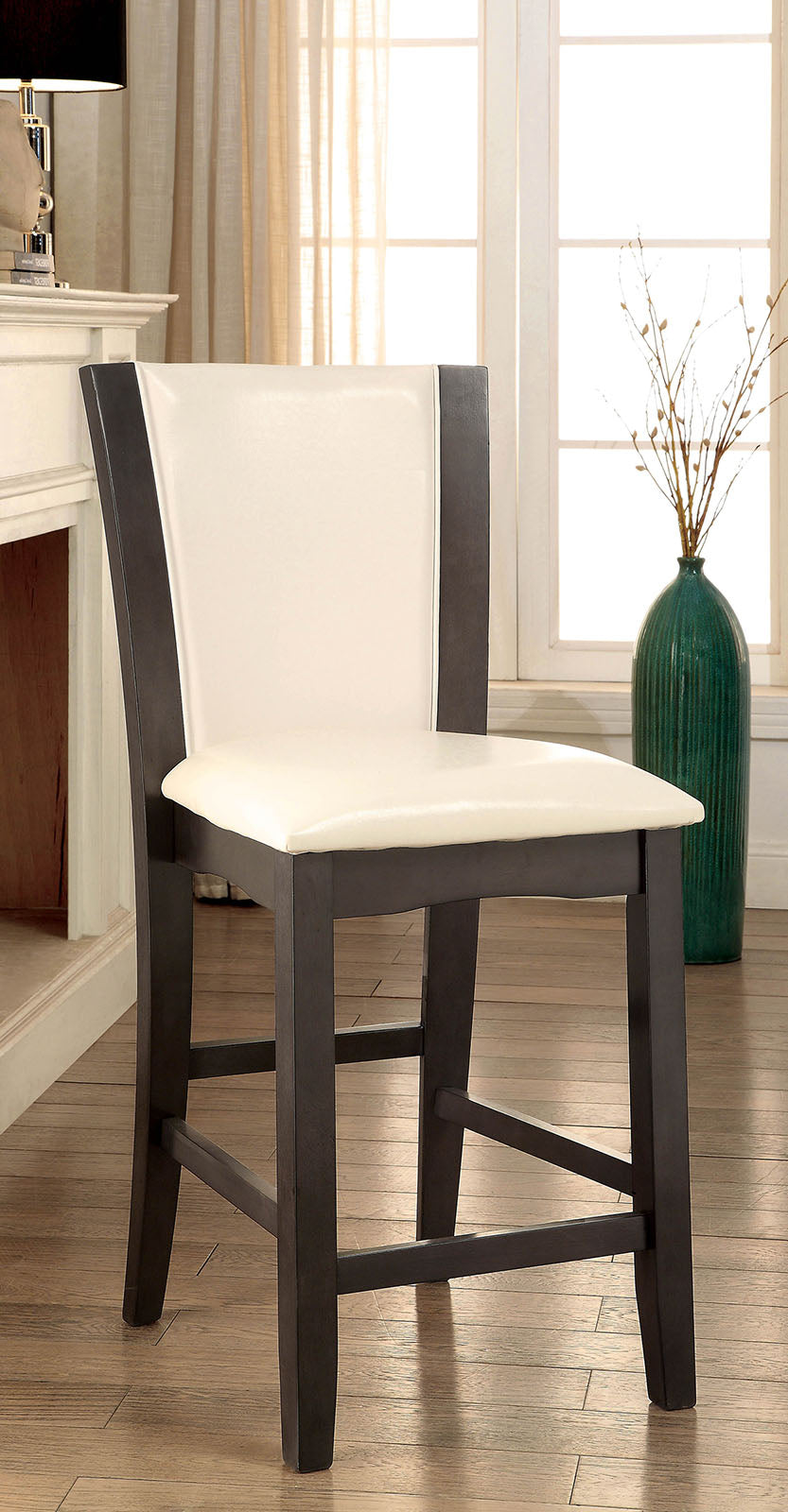 MANHATTAN III - 5 Pc. Round Counter Ht. Table Set - CM3710GY-PT-5PC