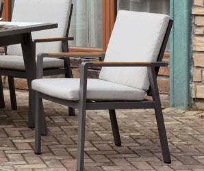 ALYCIA - Arm Chair w/ Cushion (6/CTN) - CM-OT2141AC-6PK