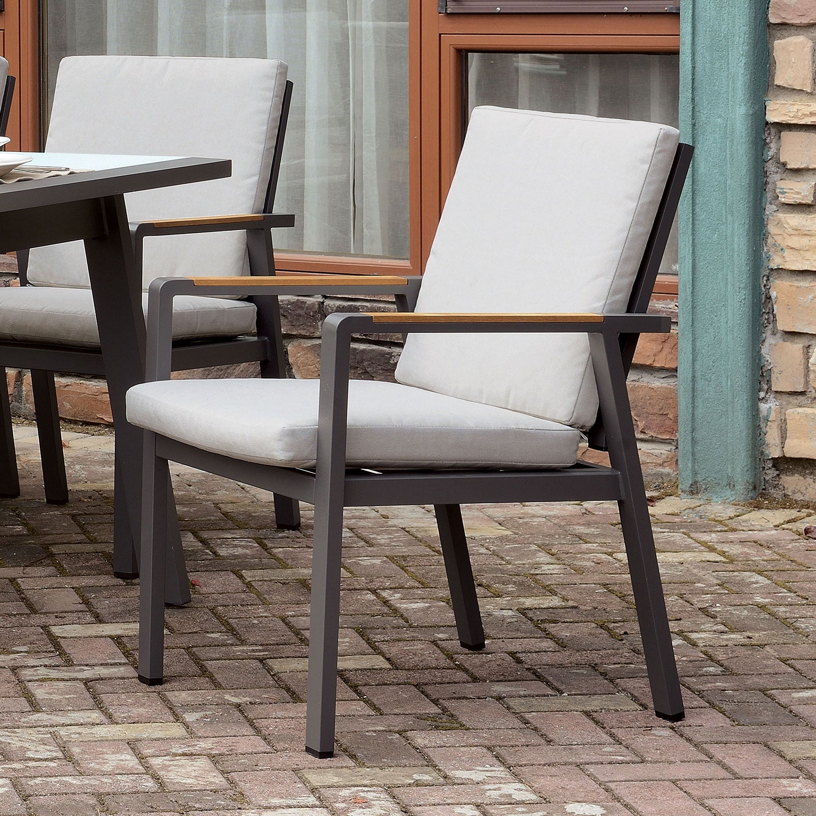 ALYCIA - Arm Chair w/ Cushion (6/CTN) - CM-OT2141AC-6PK