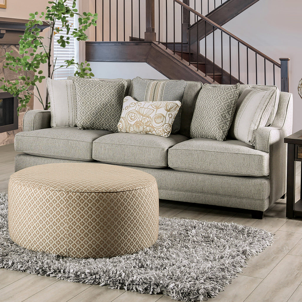 STEPHNEY - Sofa, Gray/Gold - SM8193-SF