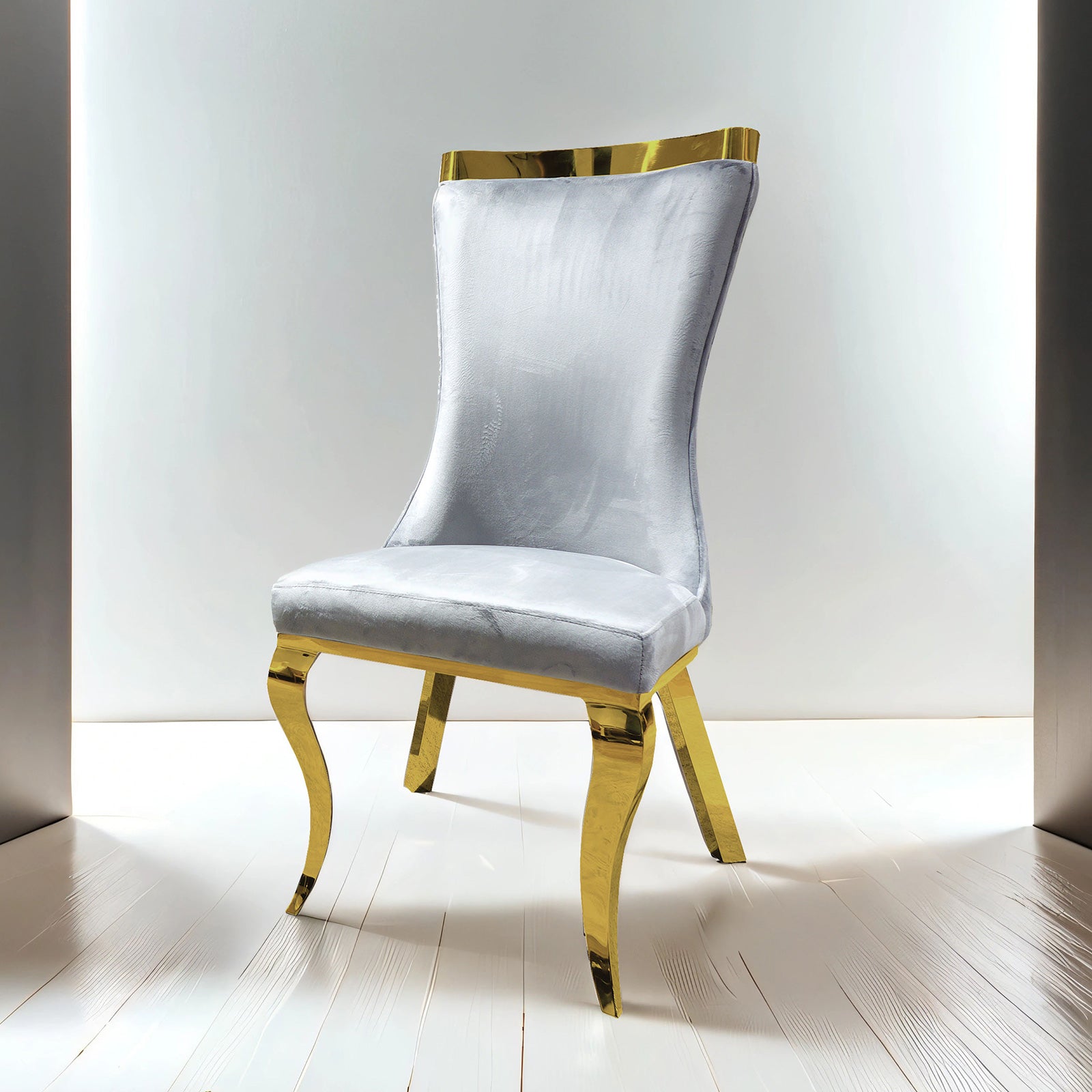 BASILICATA - Side Chair (2/CTN) - FM33013GY-SC-2PK