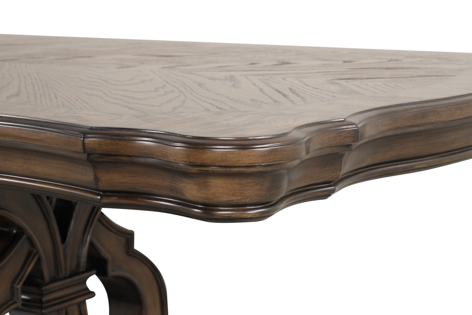 LEOVANNI - 7 Pc. Dining Table Set (2AC+4SC) - FM31003DB-T-7PC
