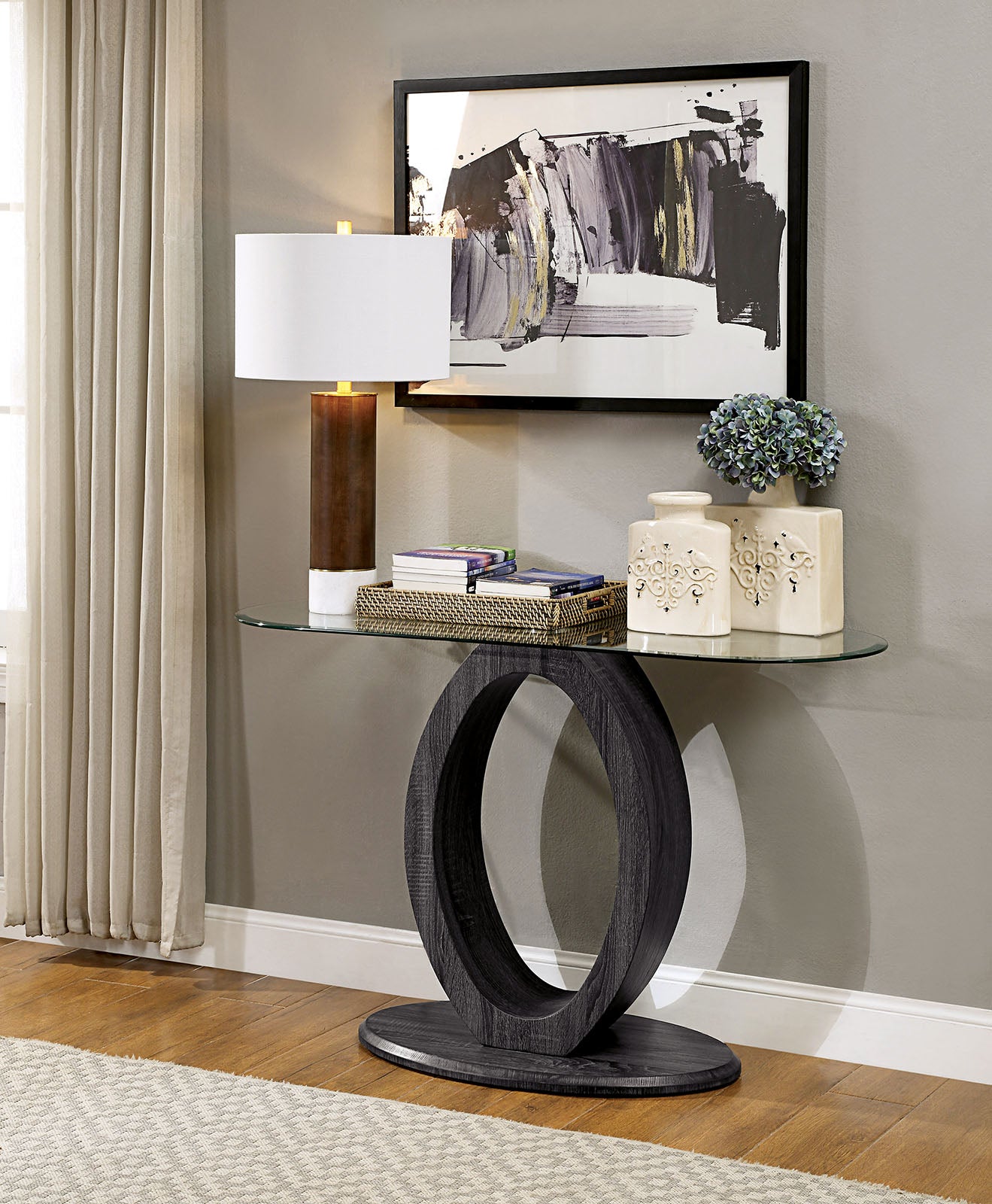 LODIA - Sofa Table - CM4825GY-S-PK