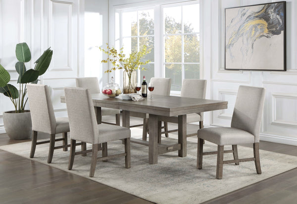 SAN ANTONIO - 7 Pc. Dining Table Set - CM3251GY-T-7PC
