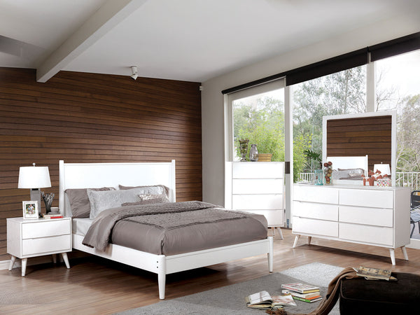 LENNART - 4 Pc. Full Bedroom Set - CM7386WH-F-4PC