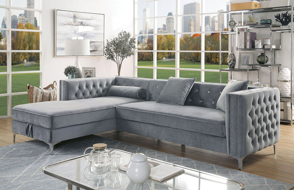AMIE - Sectional - CM6652GY-SECT
