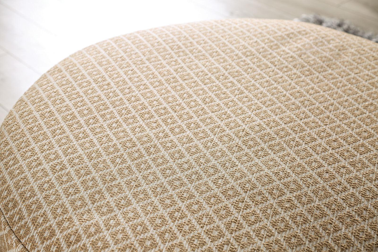 STEPHNEY - Ottoman, Gray/Gold - SM8193-OT