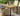MACKAY - Patio Dining Table, Gun Metal/Natural Teak - GM-2001