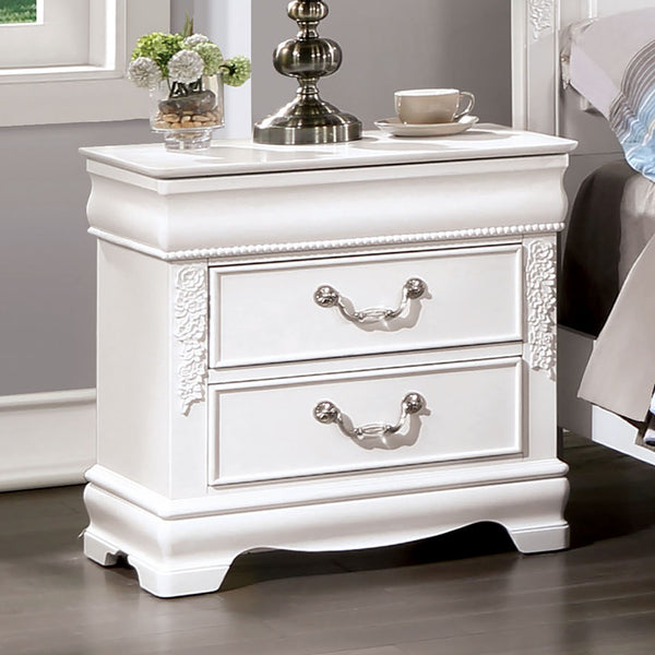 ALECIA - Nightstand w/ USB - CM7458WH-N