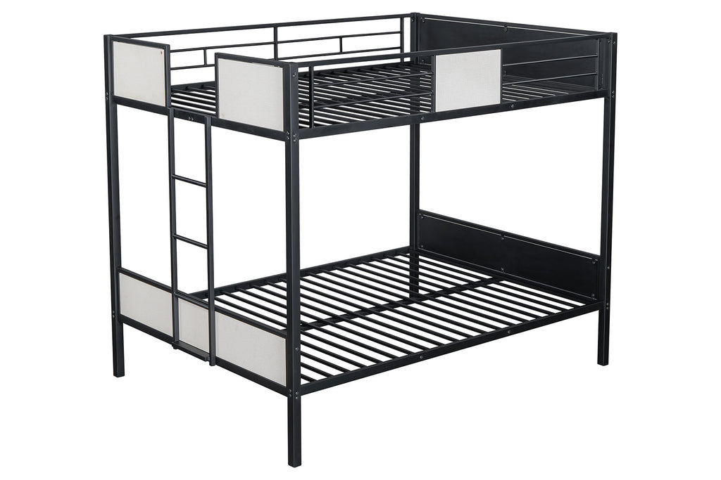 MOLTON - Full/Full Metal Bunk Bed (K/D), Black - FM-BK902BK-FF