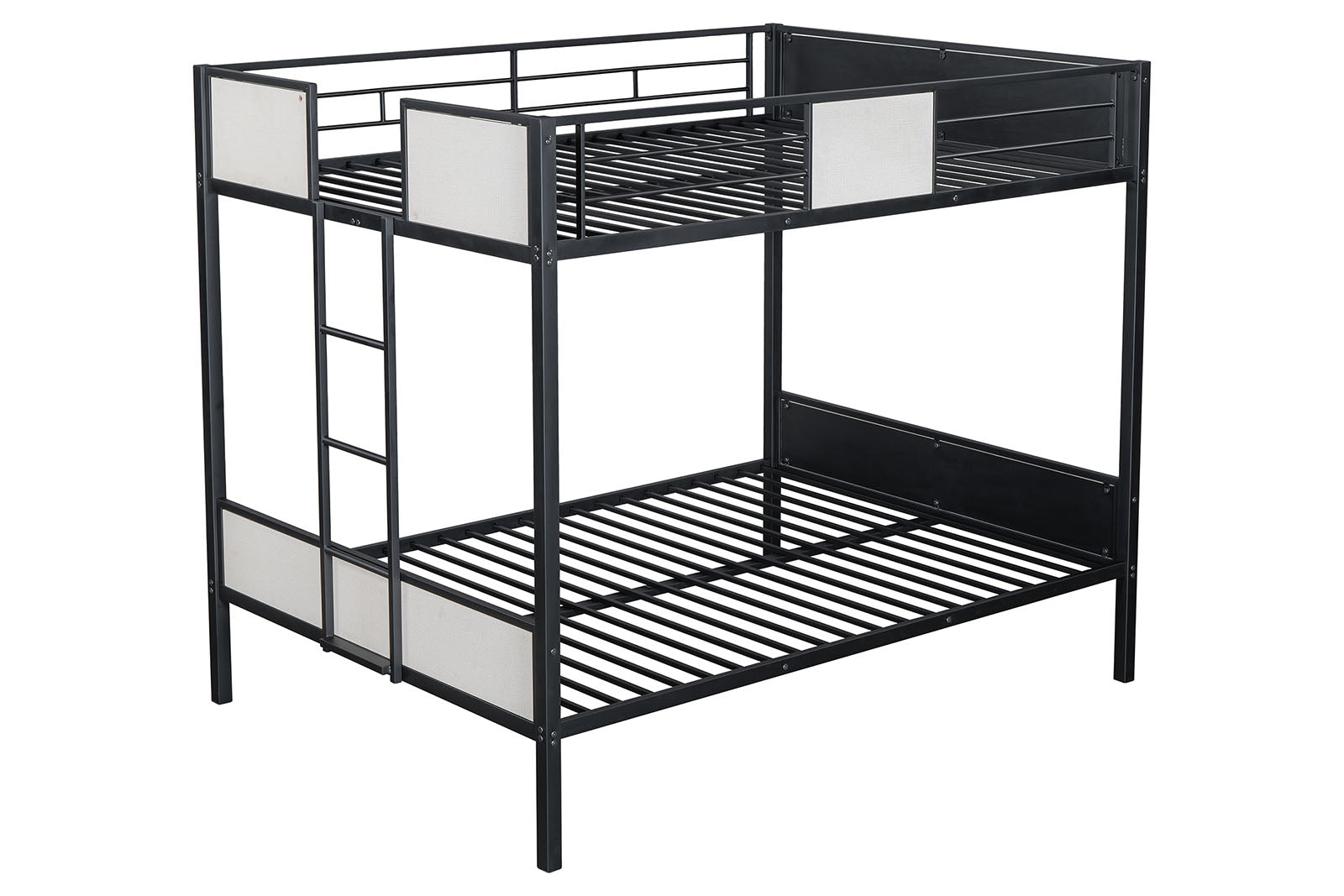 MOLTON - Full/Full Metal Bunk Bed (K/D), Black - FM-BK902BK-FF