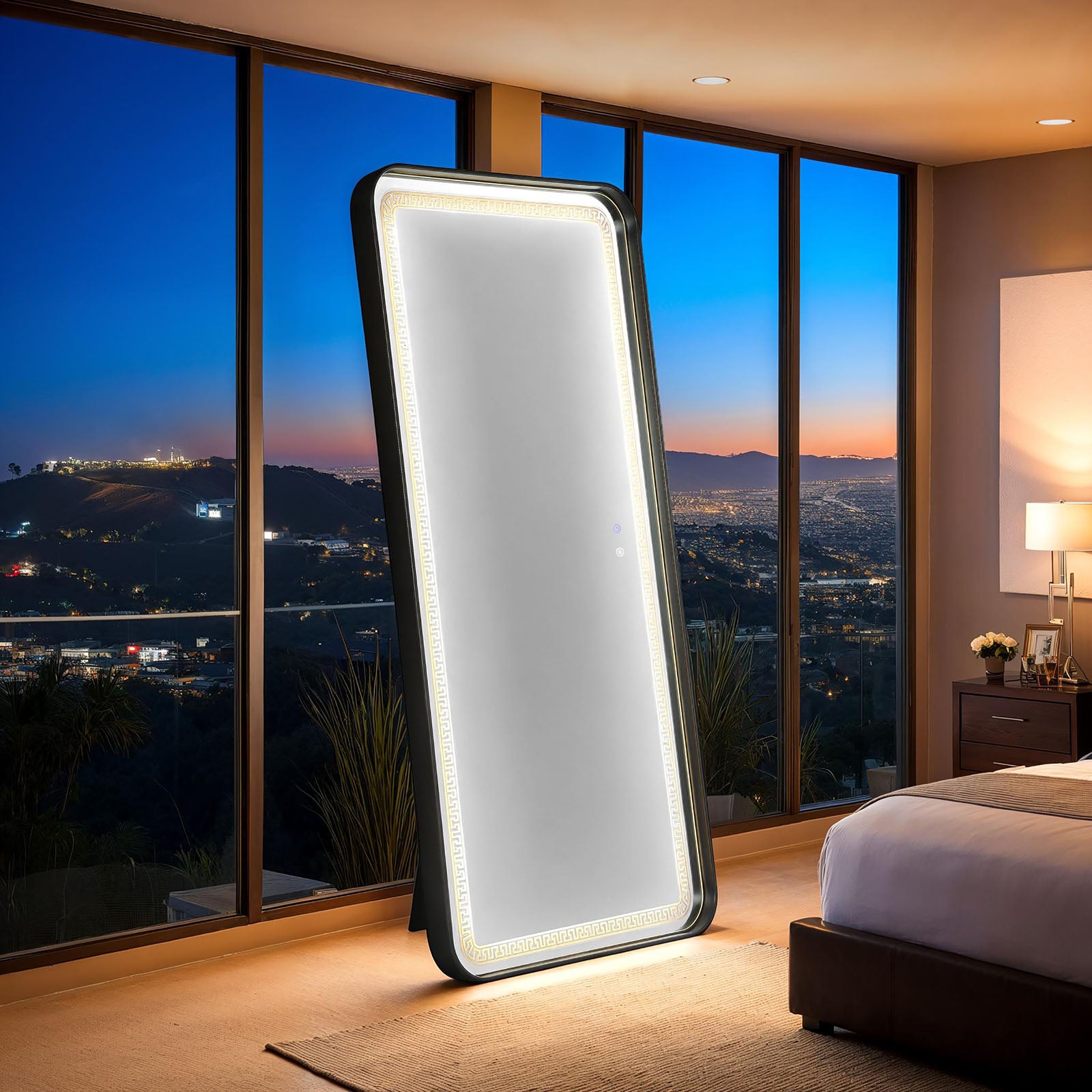 IMOGEN - Floor Mirror - FM-AC8014BK-M
