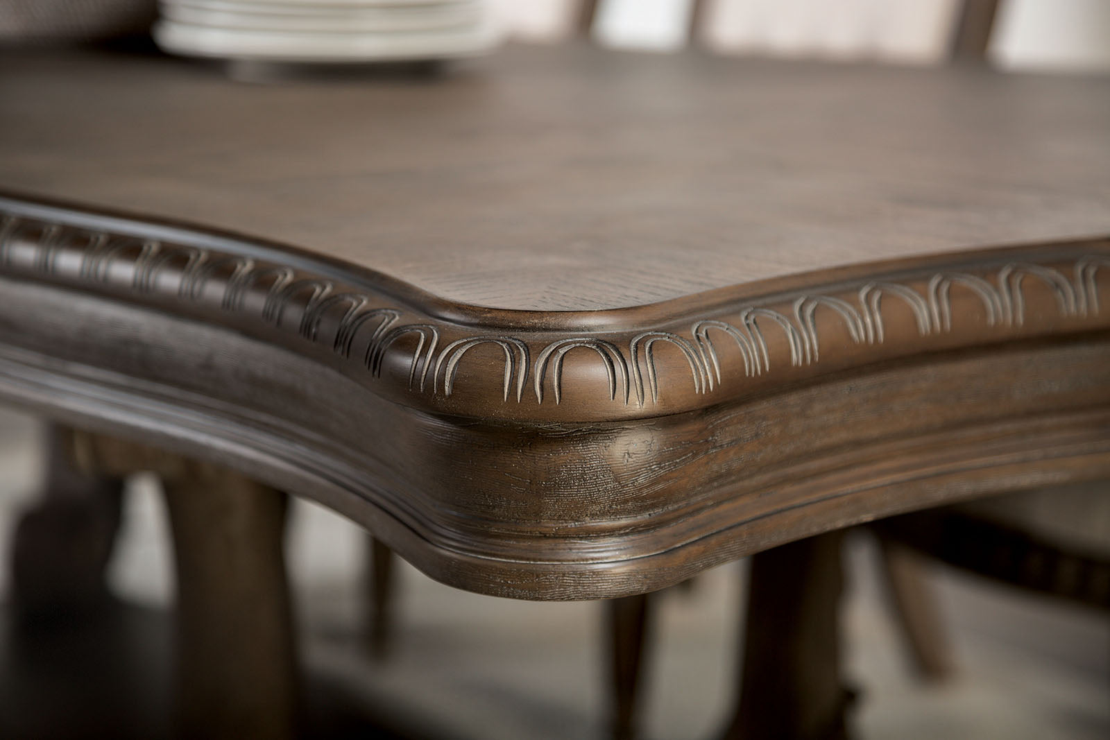 OAKHAM - 7 Pc. Dining Table Set (2AC+4SC) - FM3418AK-T-7PC