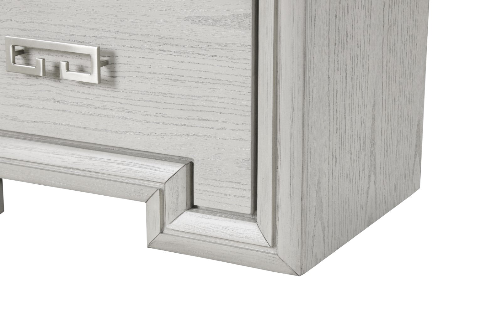 BASILONE - Nightstand, Rustic White - FM7440WH-N