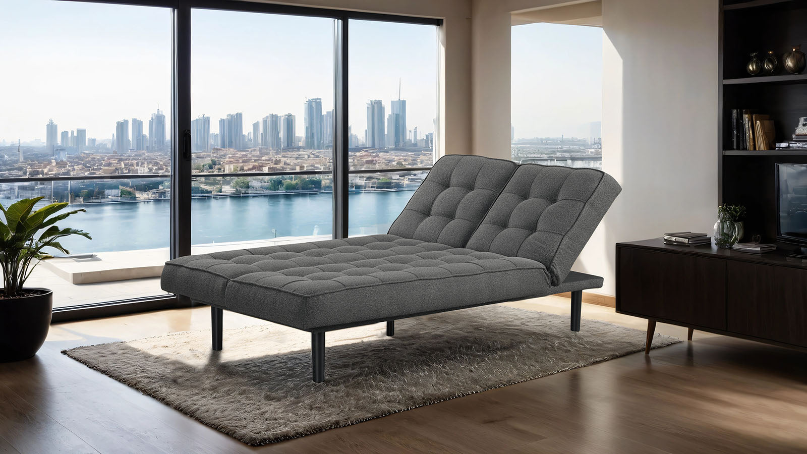 NAPERVILL - Futon Sofa - FM2802DG