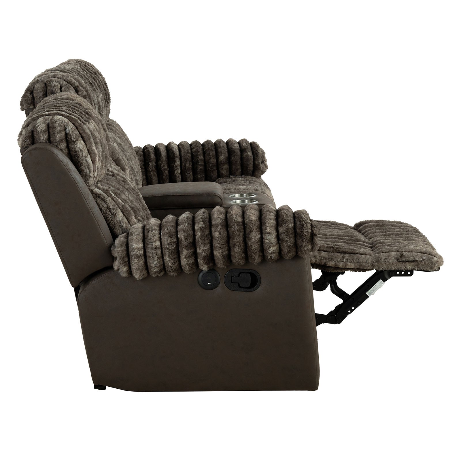 DIONYSUS - Manual Reclining Loveseat w/ Console - FM64003BR-LV-M
