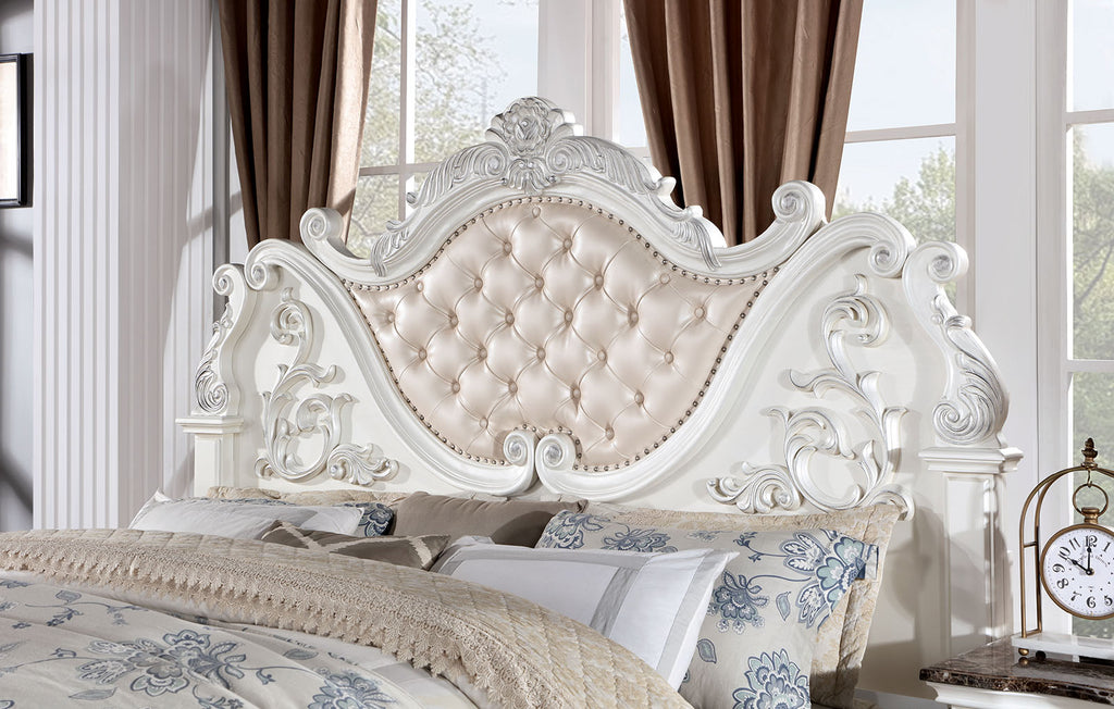 ESPARANZA - 4 Pc. Queen Bedroom Set - CM7478WH-Q-4PC