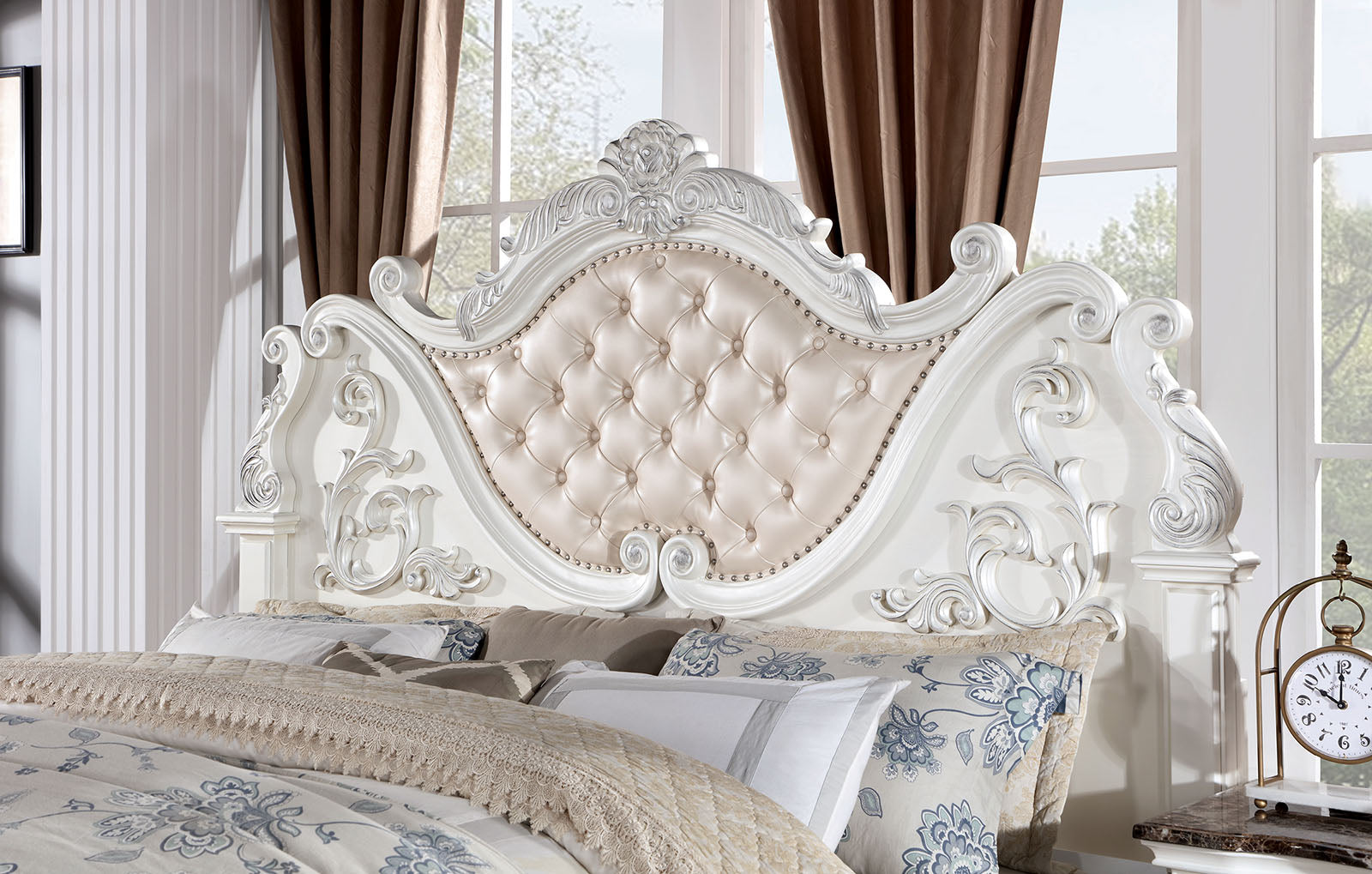 ESPARANZA - 4 Pc. Queen Bedroom Set - CM7478WH-Q-4PC