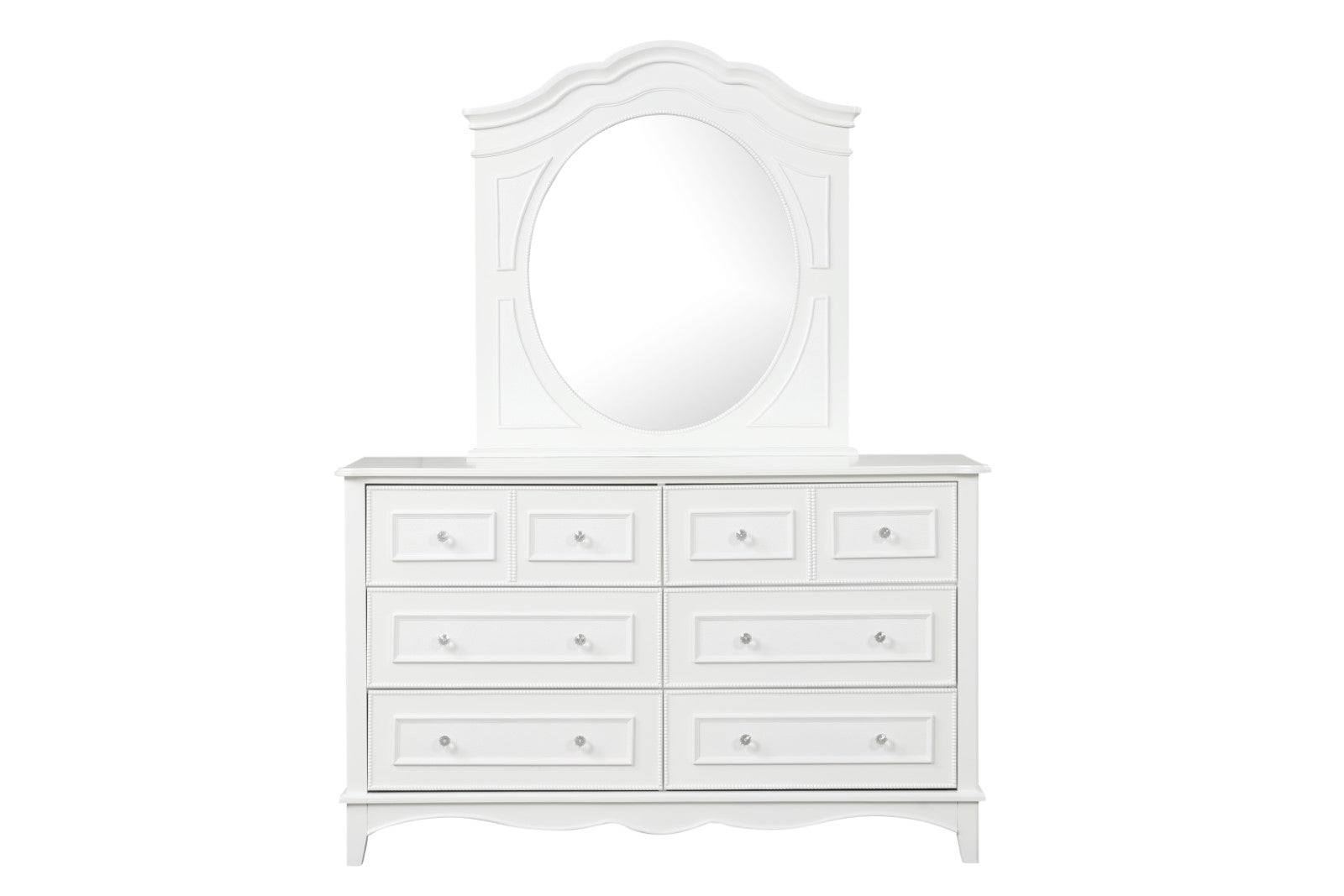 NAUCALPAN - Dresser w/ Bottom Drawer Cedar, White - FM7456WH-D