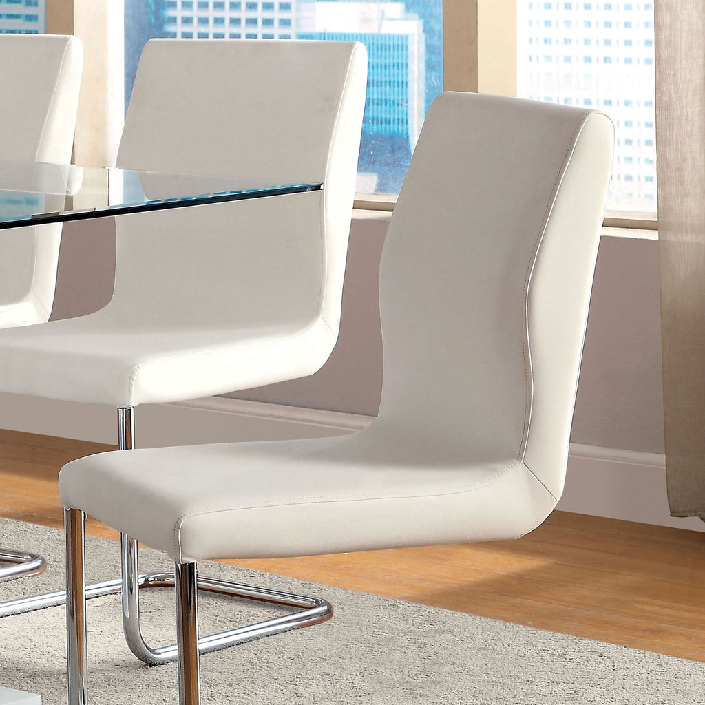 LODIA I - Side Chair - CM3825WH-SC-2PK
