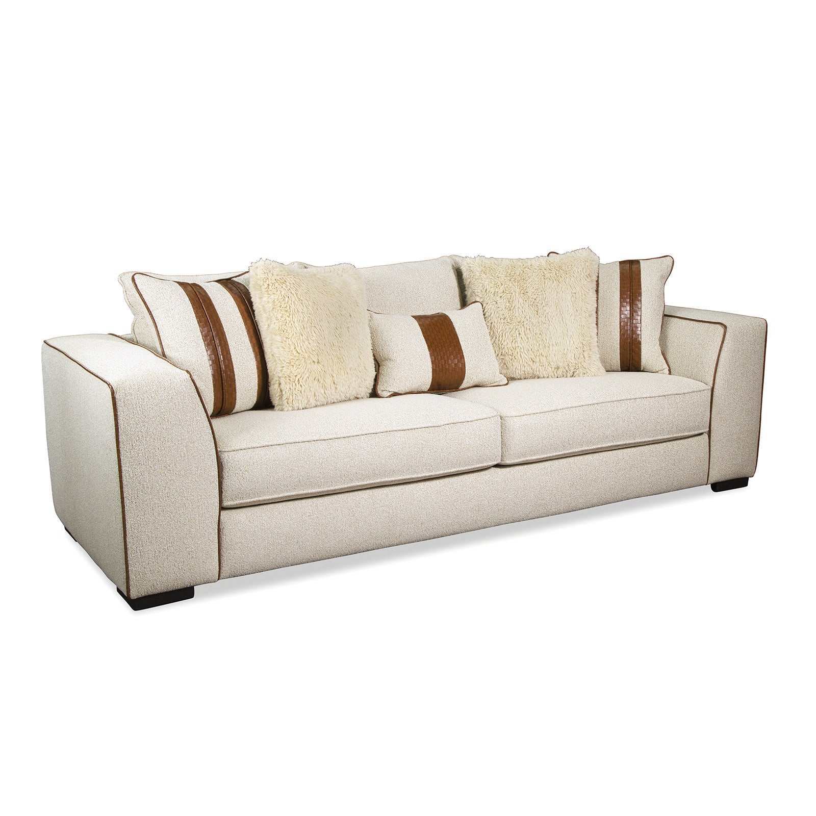 ULVERY - Sofa, Beige/Brown - SM5185-SF
