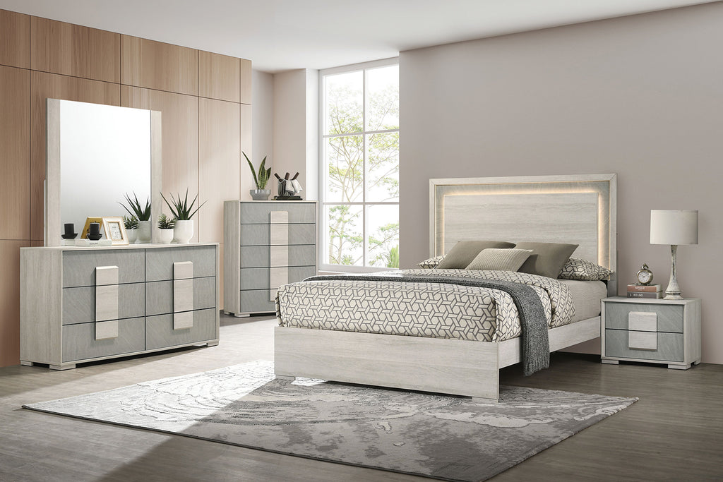 LINCOLT - Chest, White Wash - FM7201WH-C