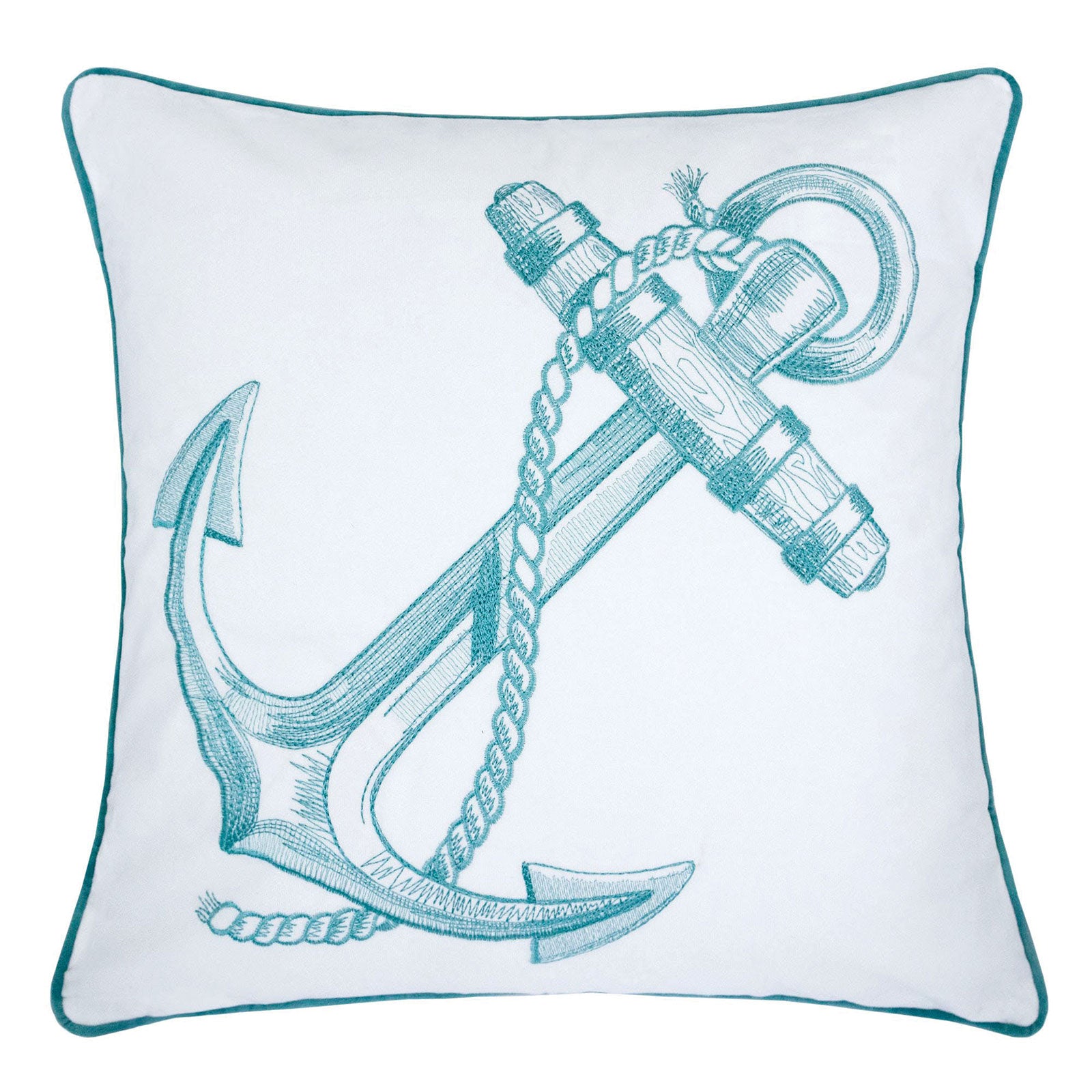LORRIE - 20" X 20" Pillow, Teal (2/CTN) - PL8072-2PK