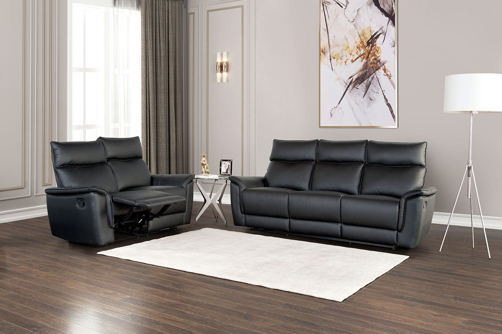 BIENNE - Loveseat - FM69002BK-LV-M