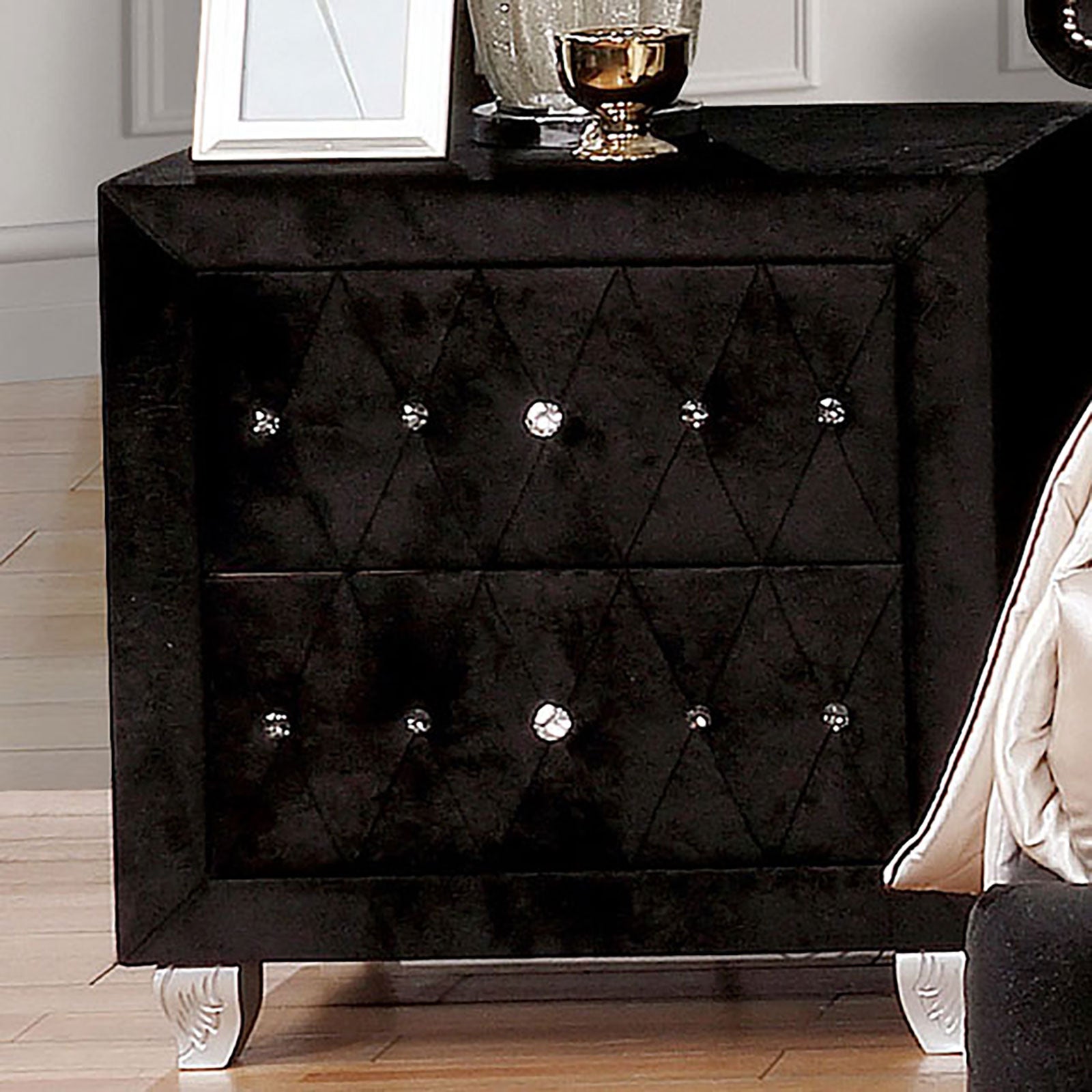 ALZIRE - Nightstand - CM7150BK-N