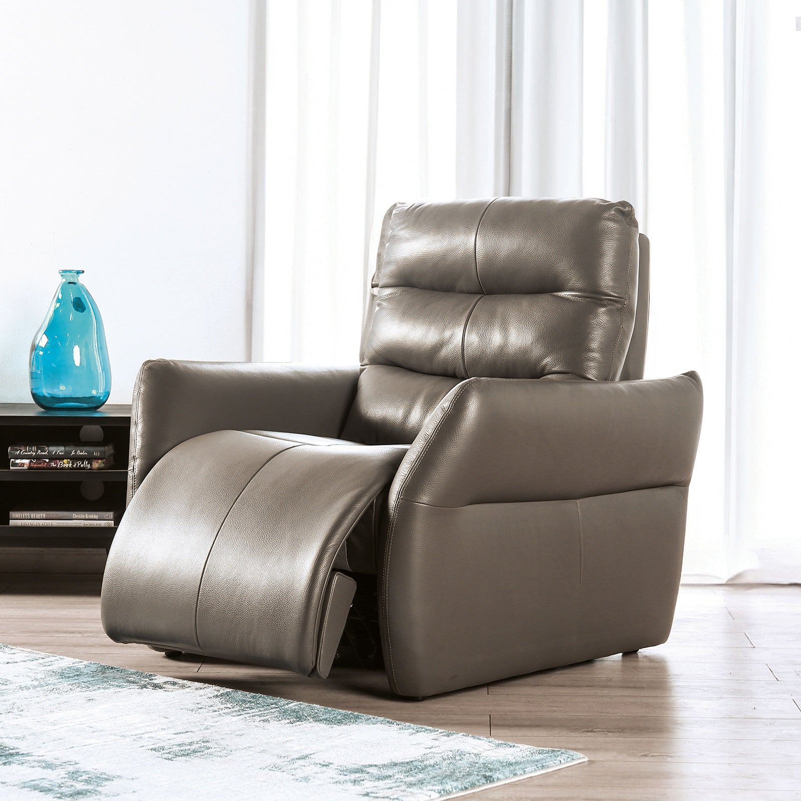 GRANUCCI - Power Recliner, Gray - FM90007GY-CH-PM