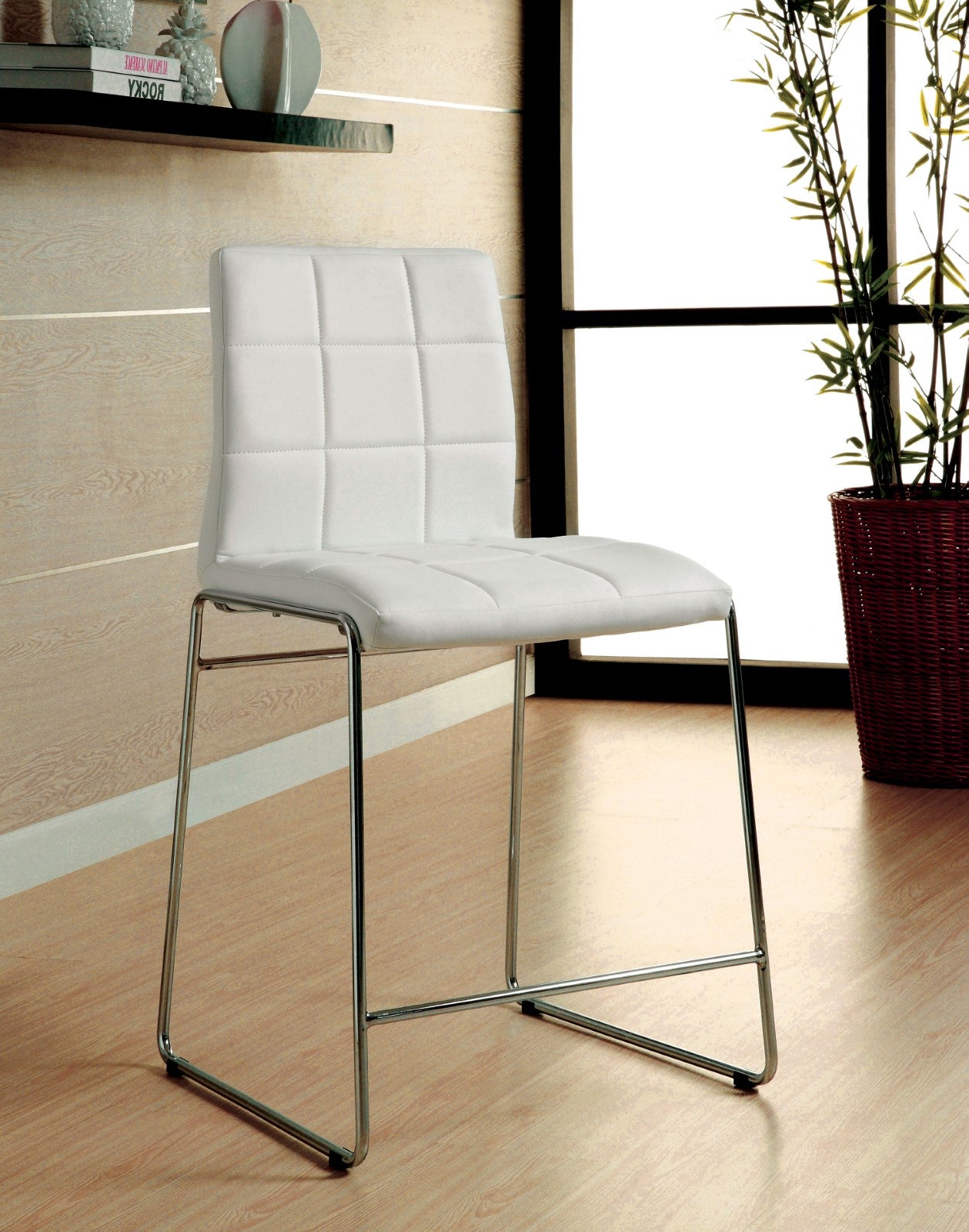 KONA II - Counter Ht. Chair (2/CTN) - CM8320WH-PC-2PK